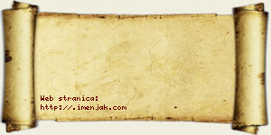 Gavrilo Jaglikić vizit kartica